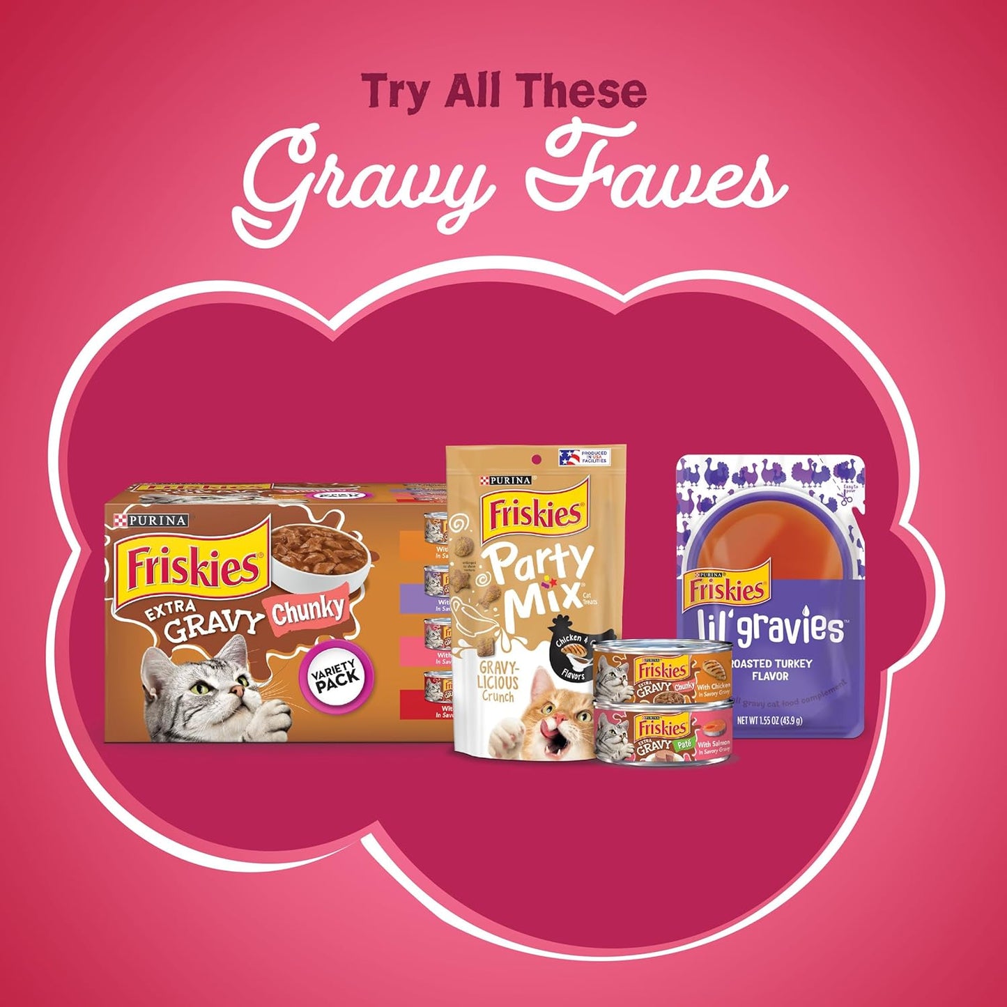 Purina Friskies Gravy Swirlers, 16 lb.