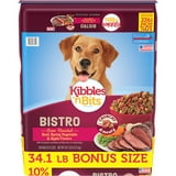 Kibbles 'N Bits Bistro Oven Roasted Beef, Spring Vegetable & Apple Flavor Dog Food, 34.1-Pound