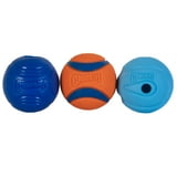 Chuckit! Fetch Medley Ball Set Rubber Dog Toys, Medium, Pack of 3, Assorted